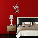 DIY decorative heart wall clock