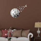 DIY decorative Butterfly wall clock
