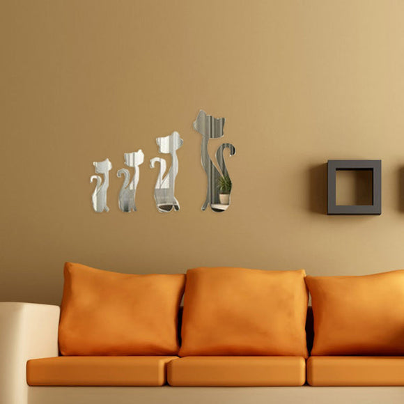 3D Cat Wall sticker