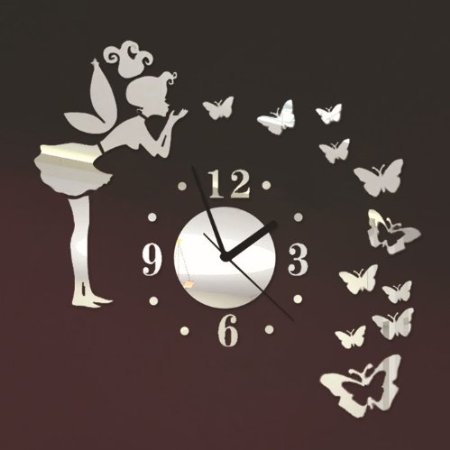 DIY decorative fairy wall clock