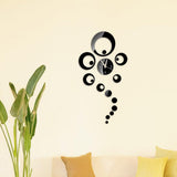 DIY decorative circle wall clock