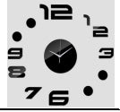 DIY decorative  wall clock