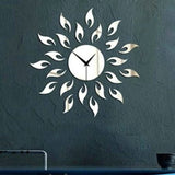DIY decorative sun wall clock