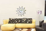 DIY decorative sun wall clock