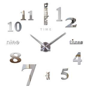 DIY decorative modern wall clock