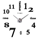 DIY decorative modern wall clock