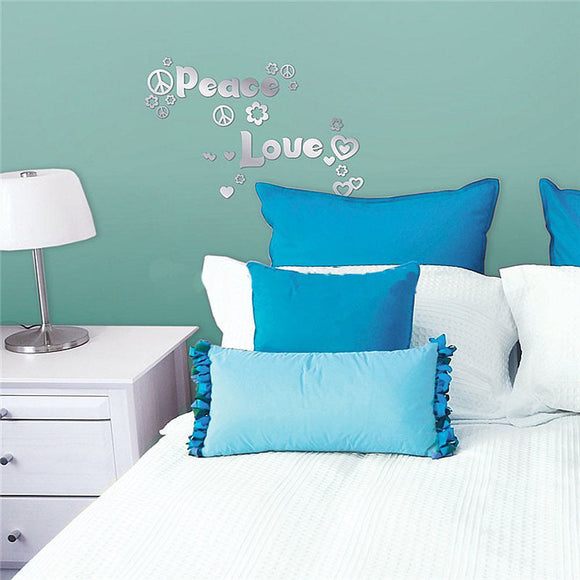 3D Peace Love Wall sticker