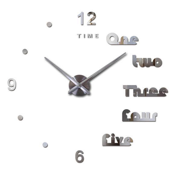 DIY decorative modern wall clock
