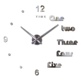 DIY decorative modern wall clock