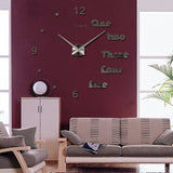 DIY decorative modern wall clock