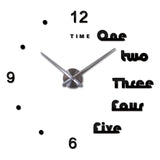 DIY decorative modern wall clock
