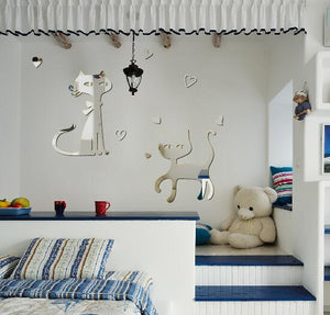 3D Cat Wall sticker