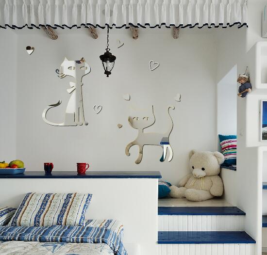 3D Cat Wall sticker