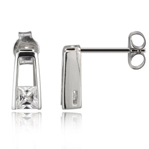 Elle Earrings Cubic Zirconia Collection   #E022