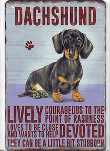 Antiqued Metal Sign