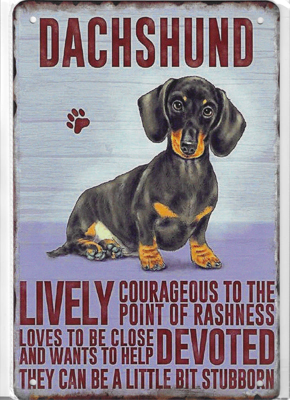Antiqued Metal Sign