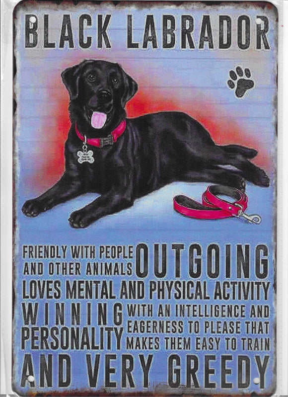 Antiqued Metal Sign