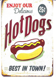 Antiqued Metal Sign