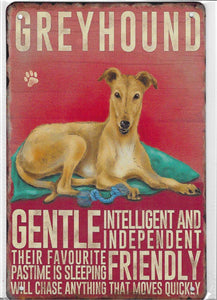 Antiqued Metal Sign