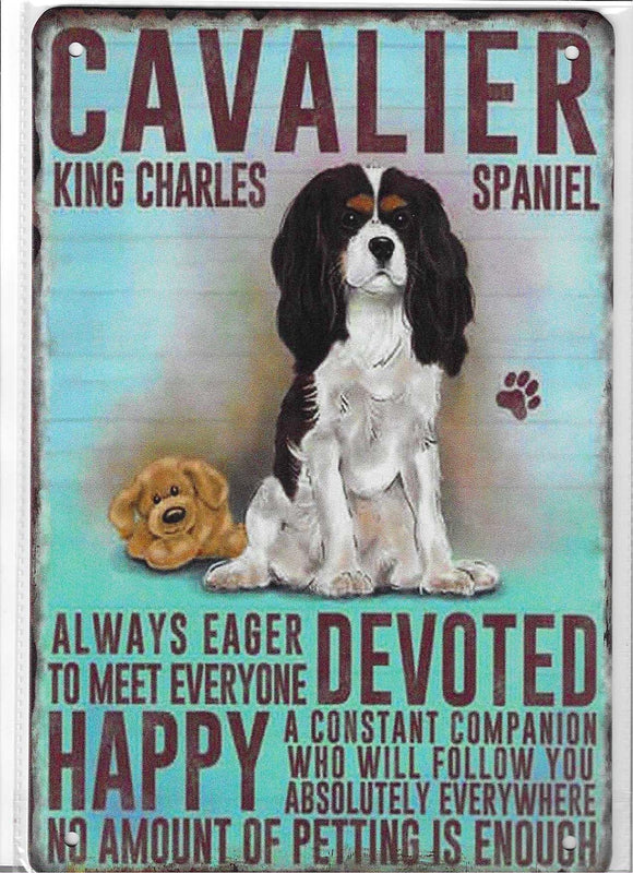 Antiqued Metal Sign