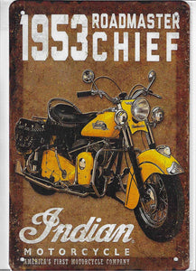 Antiqued Metal Sign
