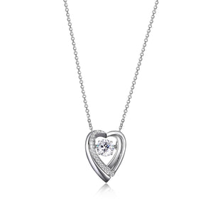 Elle Dancing Heart Necklace