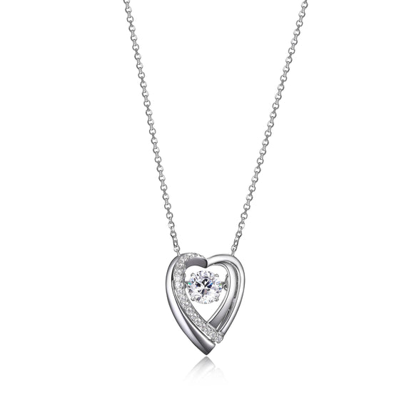 Elle Dancing Heart Necklace