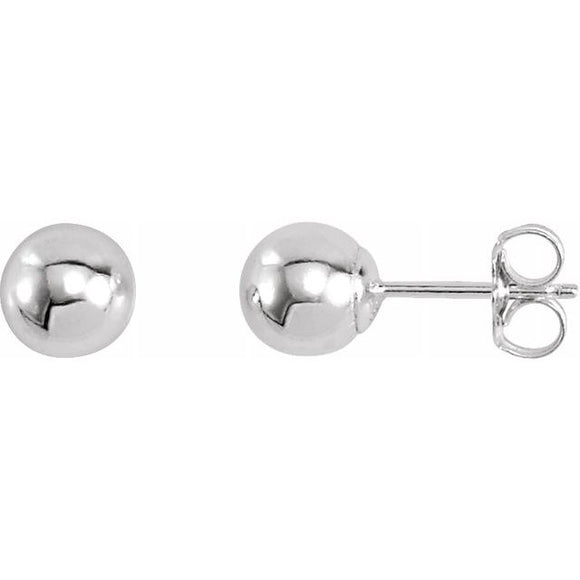 Silver ball studs